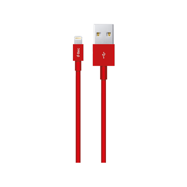 Ttec 1 m Kırmızı USB to Lightning Şarj Kablosu - 2DK7508K