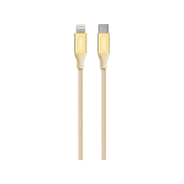 Ttec AlumiCable 1.5 m Type-C to Lightning Şarj Kablosu Altın - 2DK41A