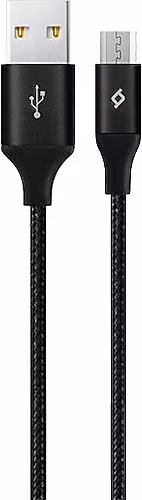Ttec AlumiCable XL 2 m Micro USB Şarj Kablosu - Siyah