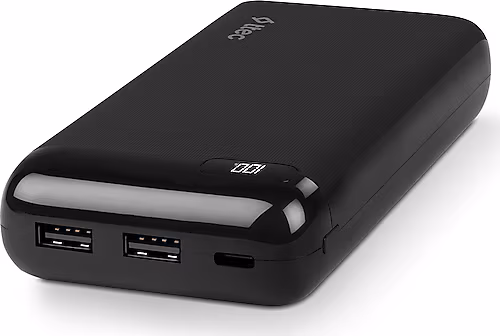 Ttec PowerSlim 20000 mAh Powerbank - Black