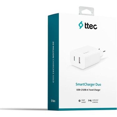 Ttec SmartCharger 12 W Şarj Adaptörü - Beyaz