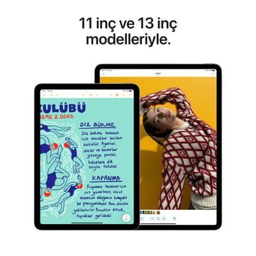 Apple iPad Air 7. Nesil M3 128GB Wi-Fi 13'' Tablet - Uzay Gri
