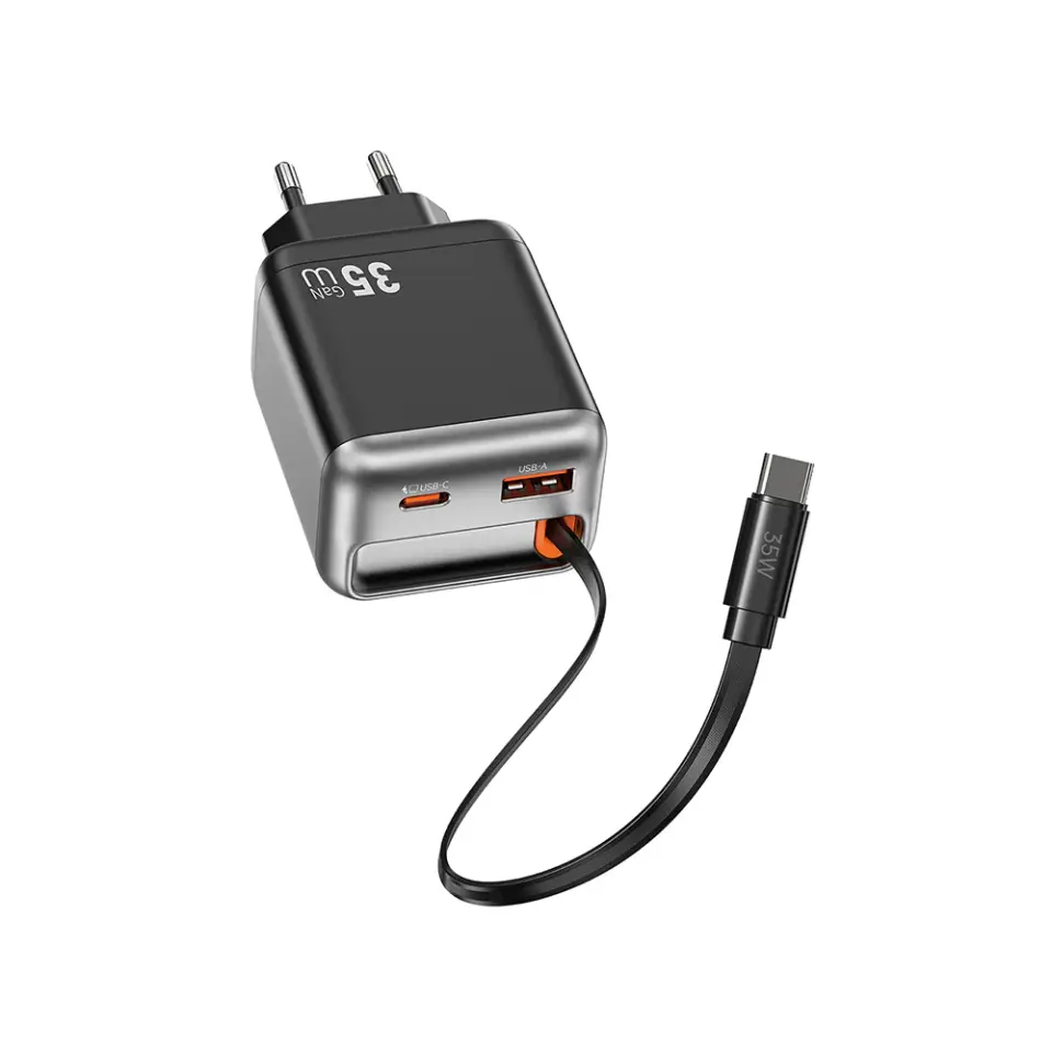 Wiwu Helix 35W Type-C Kablolu Hızlı Şarj Aleti