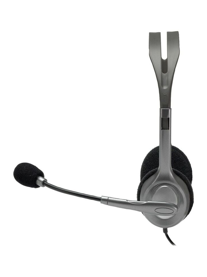 Logitech H110 Mikrofonlu Kulaklık - Gri