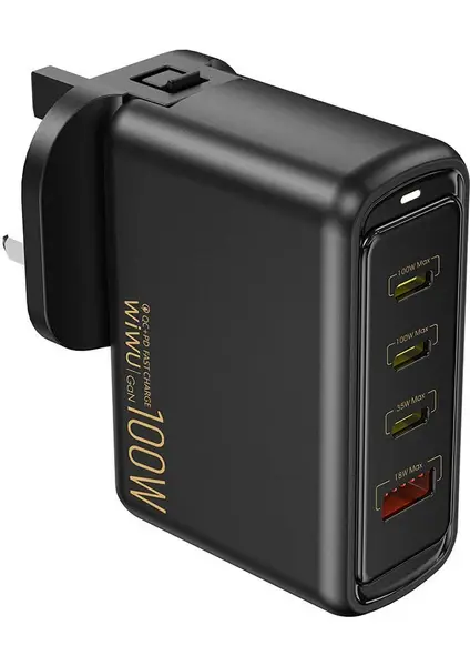 Wiwu Warriors 100W Universal Hızlı Şarj Adaptörü