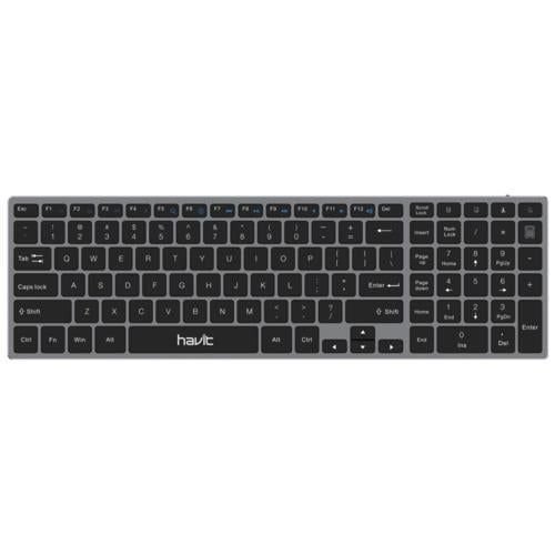 Havit KB263BT Bluetooth Klavye - Gri