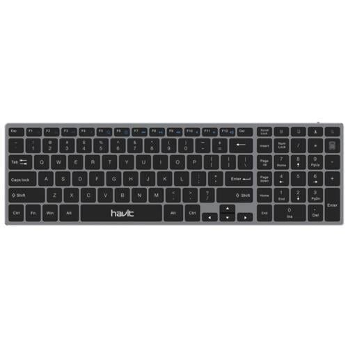 Havit KB263BT Bluetooth Klavye - Gri