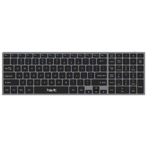 Havit KB263BT Bluetooth Klavye Gri