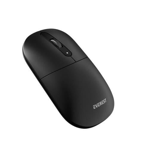 Everest Sessiz Optik Kablosuz Mouse - Siyah
