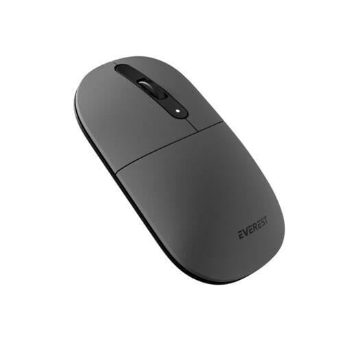 Everest Sessiz Optik Kablosuz Mouse - Gri