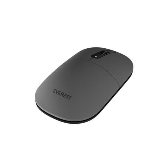 Everest Sessiz Optik Kablosuz Mouse - Gri
