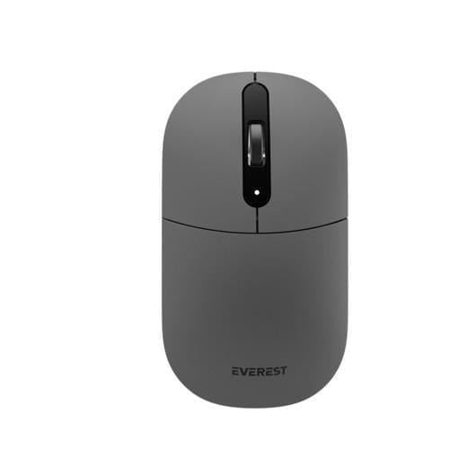 Everest Sessiz Optik Kablosuz Mouse - Gri