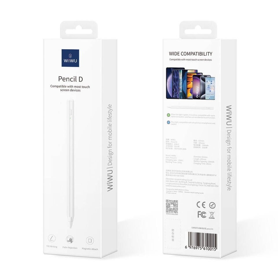 Wiwu Pencil D Dokunmatik Stylus Kalem