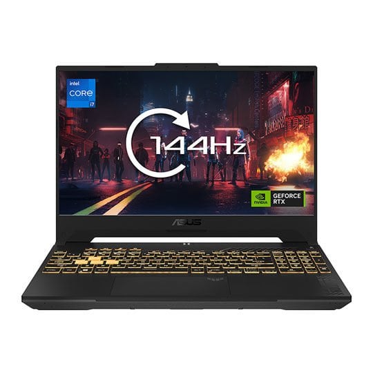 Asus TUF F15 I7-13620H 16GB 1TB SSD RTX4070 15.6” FHD 144Hz Gaming Notebook