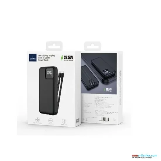 Wiwu LED Display 22.5W 10000 mAh Powerbank