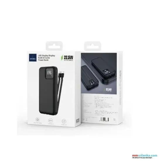 Wiwu LED Display 22.5W 10000 mAh Powerbank