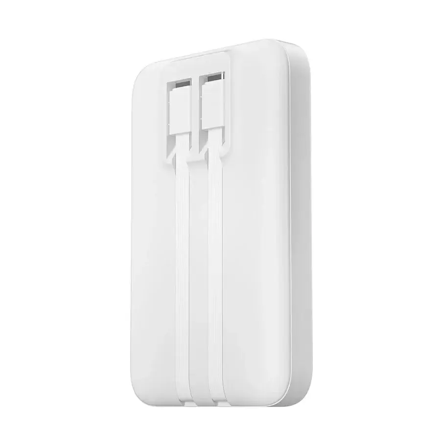 Wiwu Endurance Type C - Lightning Kablolu 10000mAh Powerbank - Beyaz