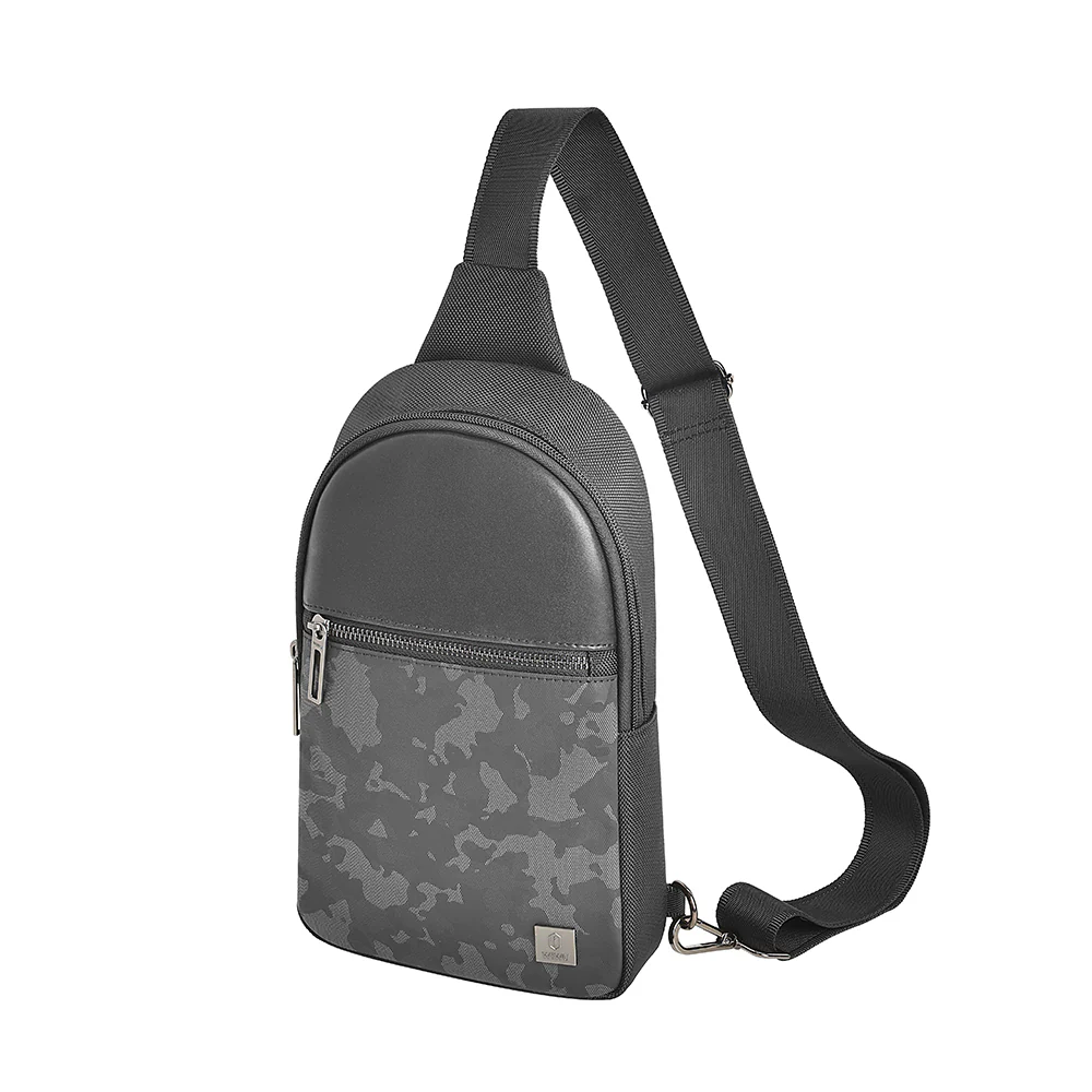 Wiwu Salem Crossbody Su Geçirmez Omuz Askılı Çanta - Black