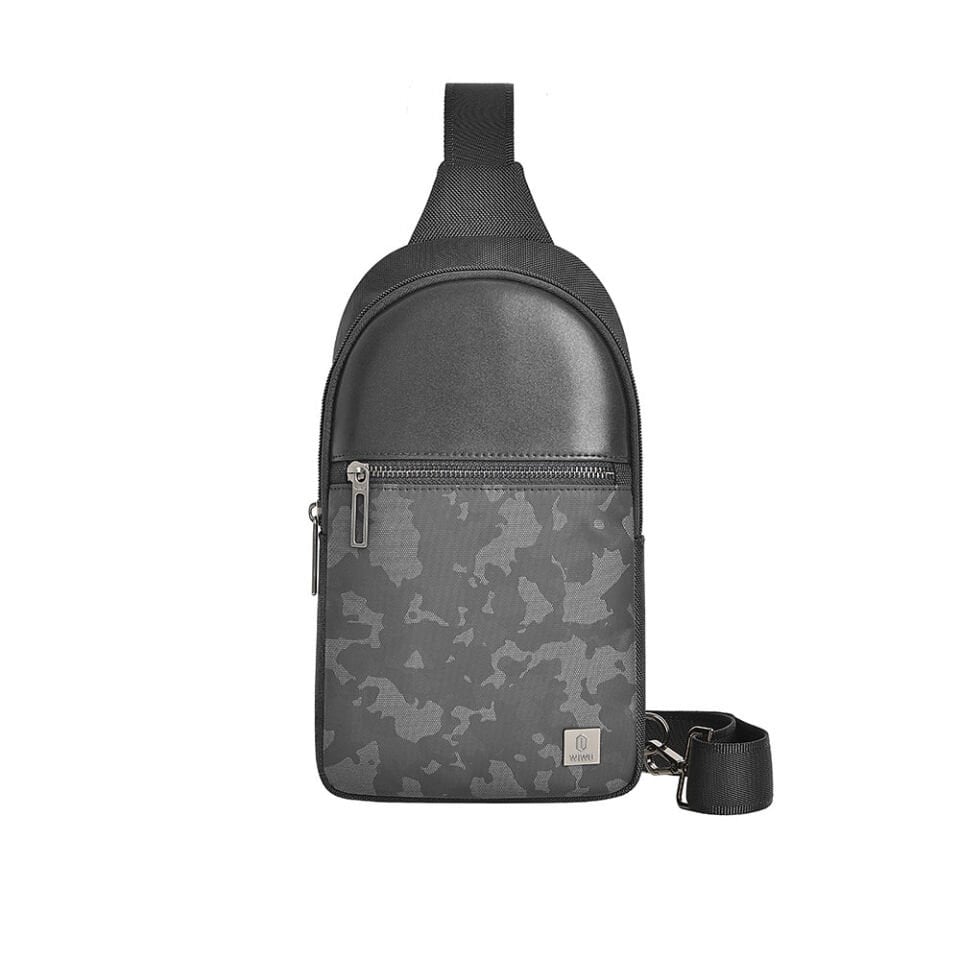 Wiwu Salem Crossbody Su Geçirmez Omuz Askılı Çanta - Black