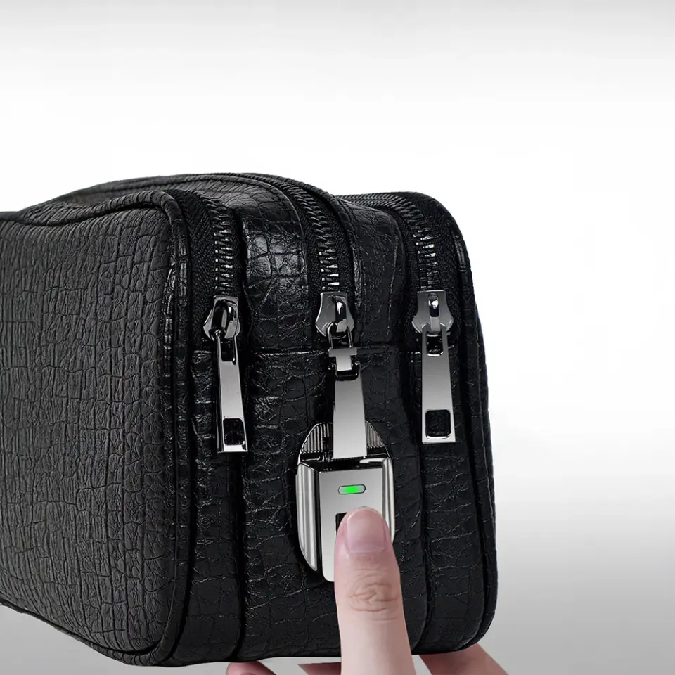 Wiwu Salem Pouch Parmak İzi Kilitli Çanta