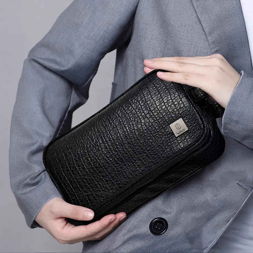 Wiwu Salem Pouch Parmak İzi Kilitli Çanta
