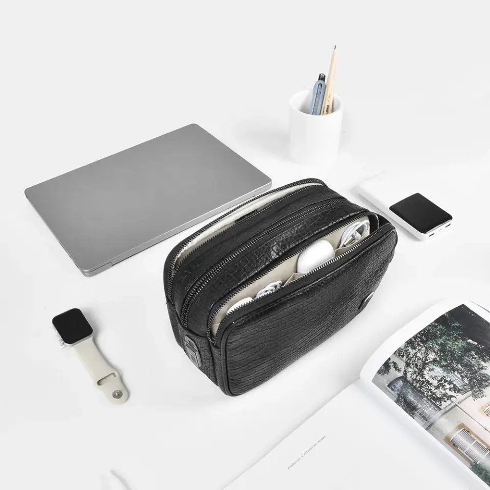 Wiwu Salem Pouch Parmak İzi Kilitli Çanta