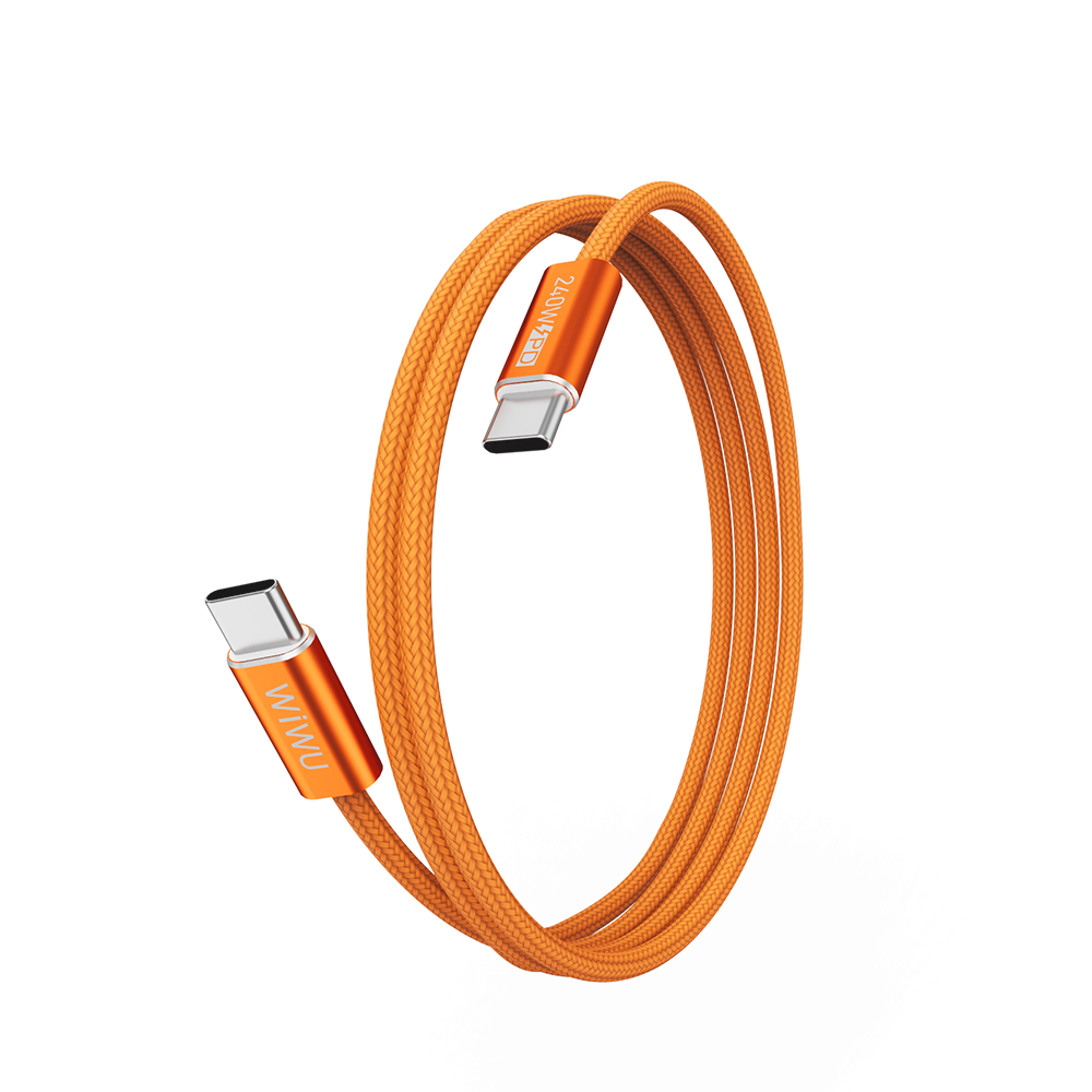 Wiwu Essen Serisi 240W Şarj Kablosu 1.5M - Orange