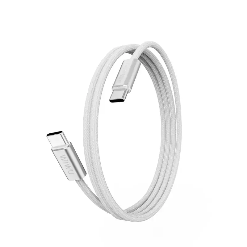 Wiwu Essen Serisi 240W Şarj Kablosu 1.5M - White