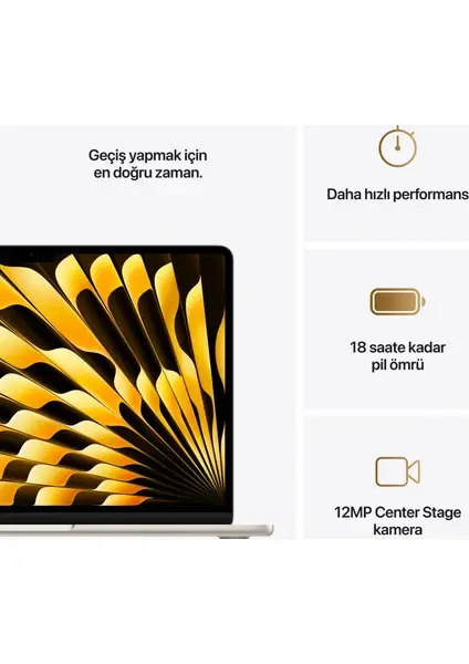 Apple MacBook Air 13'' M4 8C/10C 16GB 256GB SSD - Starlight
