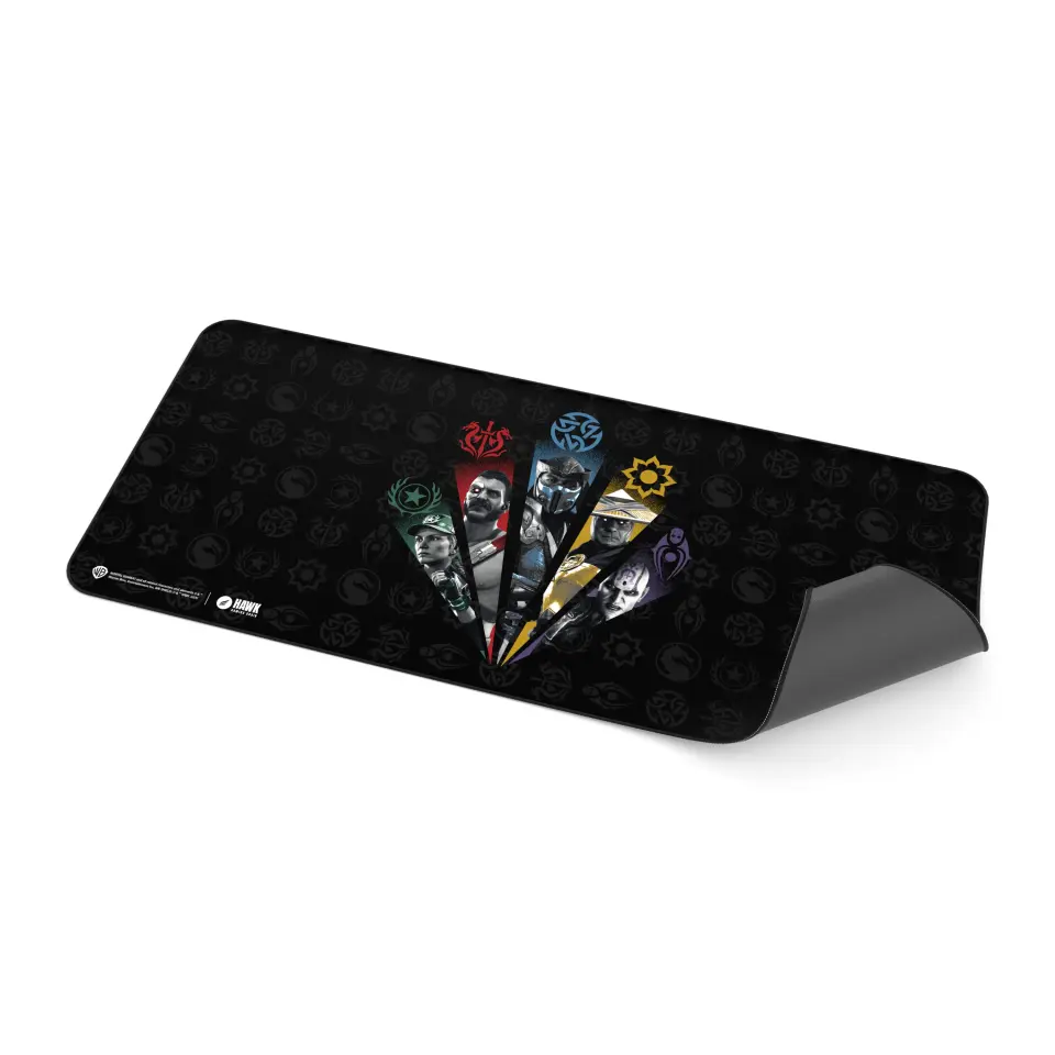 Hawk Mortal Kombat Fighters 90x40 Mouse Pad