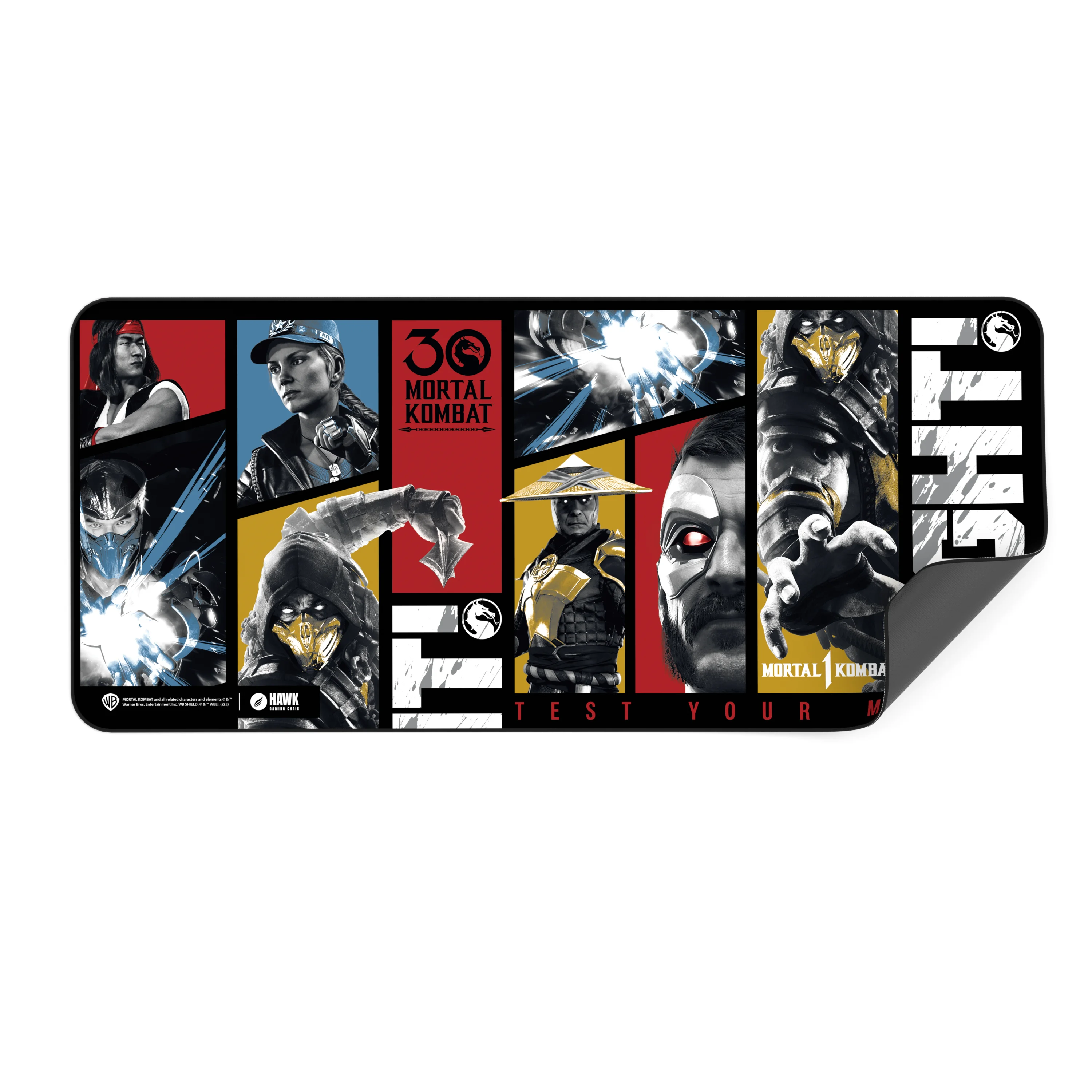 Hawk Mortal Kombat 30th Anniversary 90x40 Mouse Pad