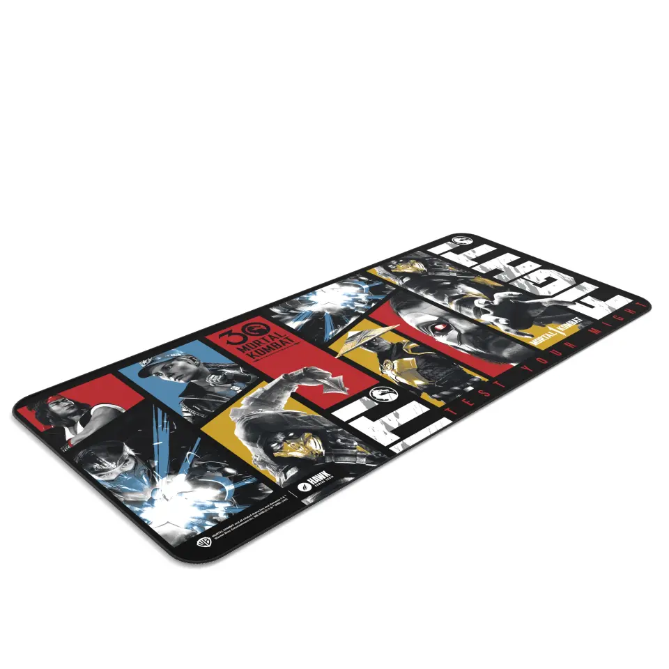 Hawk Mortal Kombat 30th Anniversary 90x40 Mouse Pad