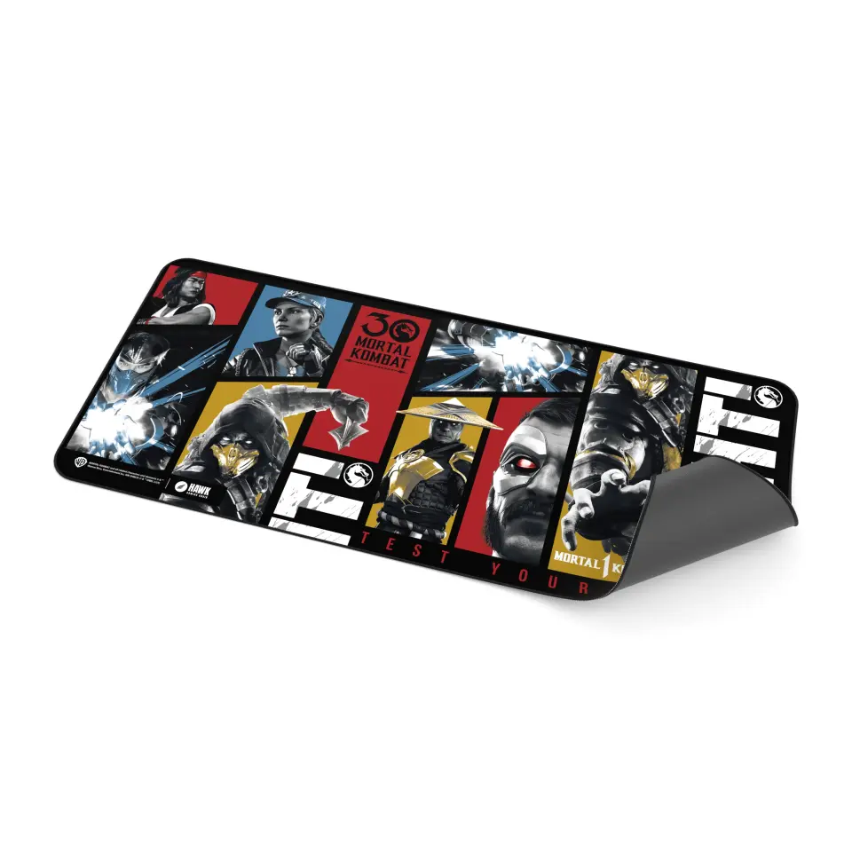Hawk Mortal Kombat 30th Anniversary 90x40 Mouse Pad
