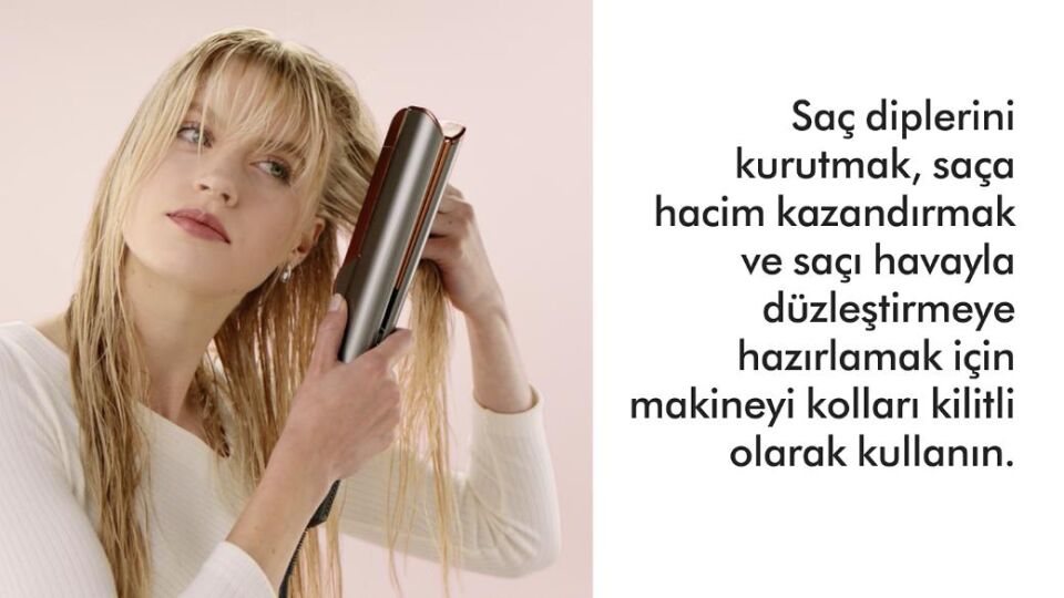 Dyson HT01 Airstrait Islak ve Kuru Saç Düzleştirici - Ceramic Pink