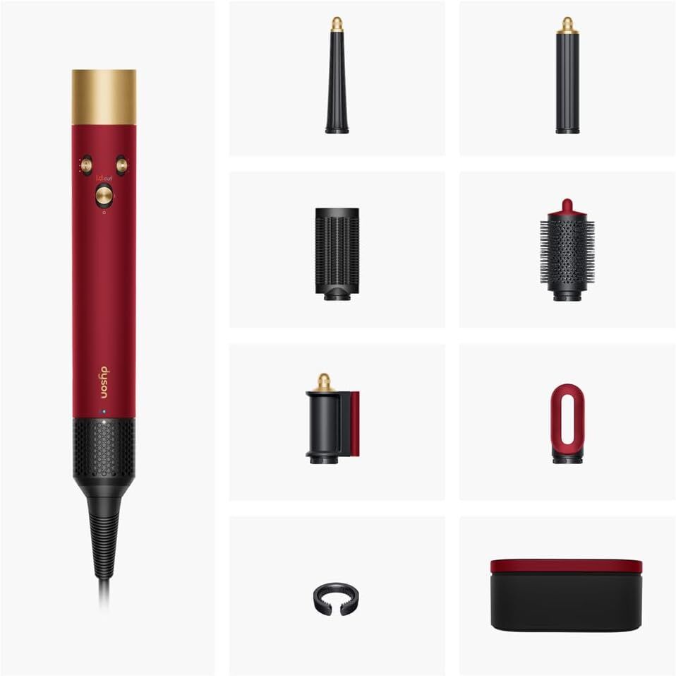 Dyson HS08 Airwrap i.d. Saç Şekillendirme Seti - Red Velvet
