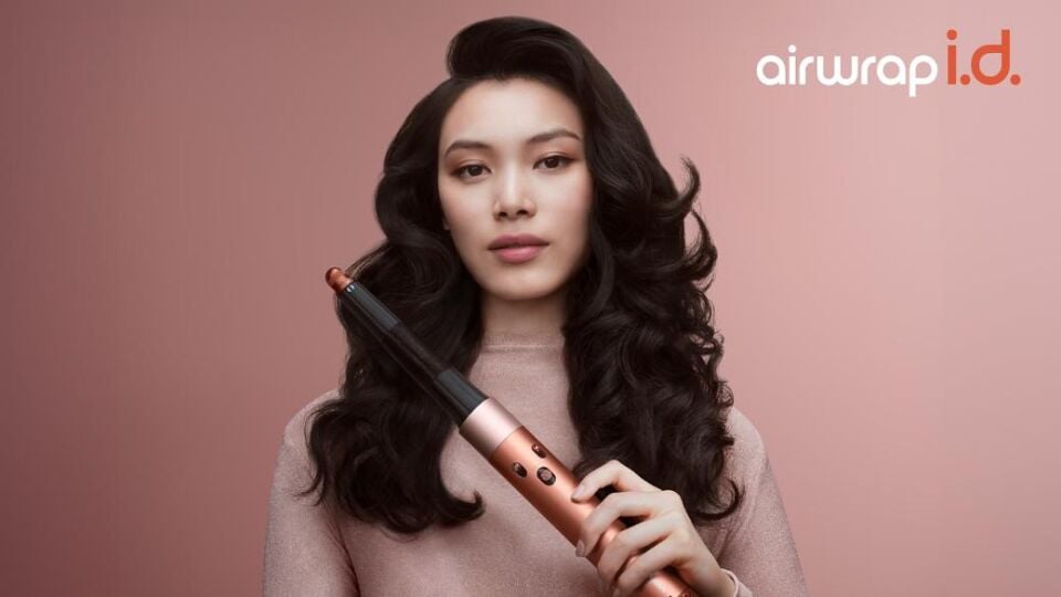 Dyson HS08 Airwrap i.d. Saç Şekillendirme Seti - Amber Silk With Diffuser