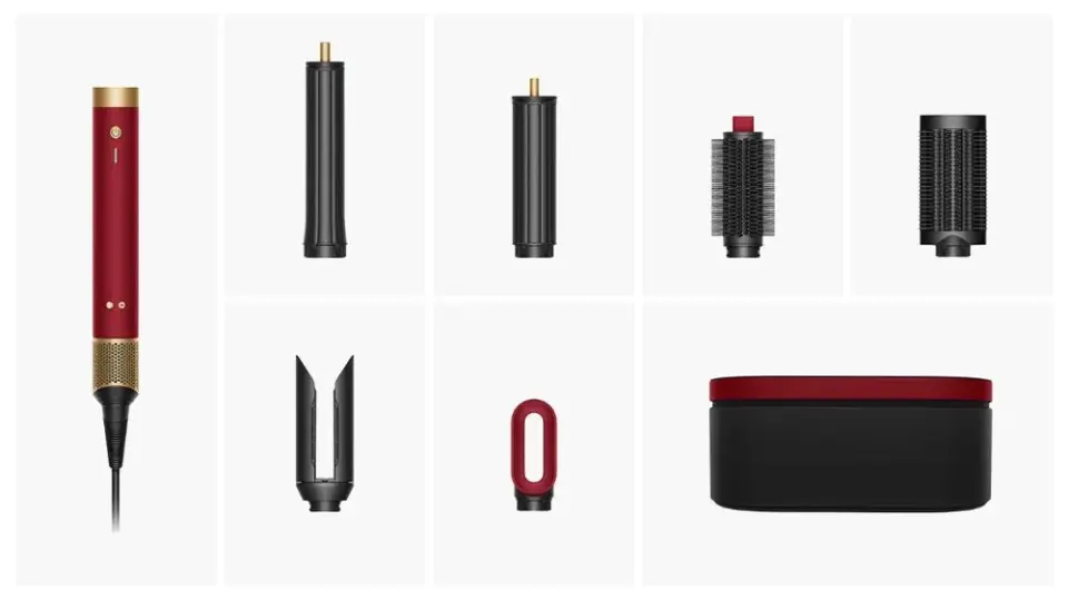 Dyson HS09 Airwrap Co-anda2x Saç Şekillendirici ve Kurutucu - Red Velvet