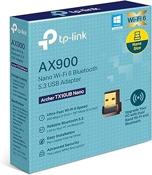 TP-Link Archer TX10UB Nano AX900 Dual Band Wi-Fi 6 USB Adaptör