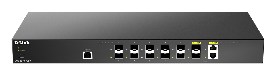 D-Link DXS-1210-12SC /E 10 Port 10G SFP+ Smart Switch