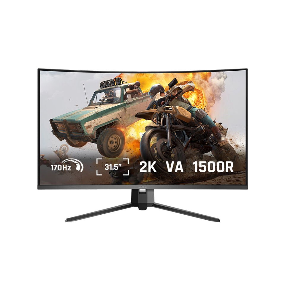Koorui 31.5'' 1ms 2K Curved 170 Hz Oyuncu Monitörü