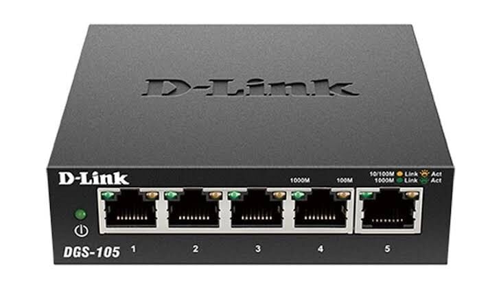 D-Link DGS-1005A/E 5 Port Gigabit Switch