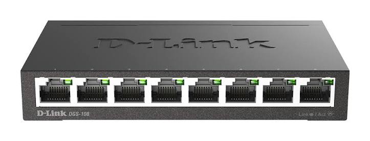 D-Link DGS-108/E 8 Port Gigabit Metal Kasalı Switch