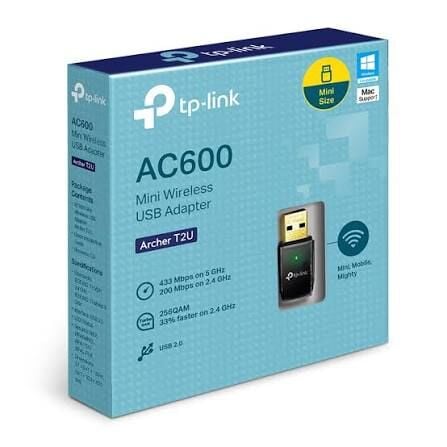 TP-Link Archer T2U AC600 Dual Band Wi-Fi USB Adapter