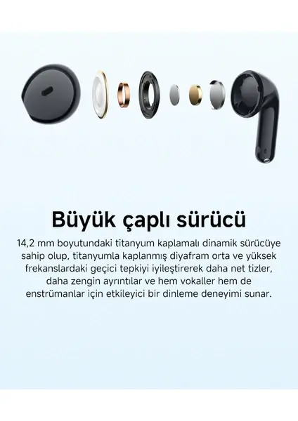 Xiaomi Redmi Buds 8 Active TWS Kulak İçi Bluetooth Kulaklık - Black