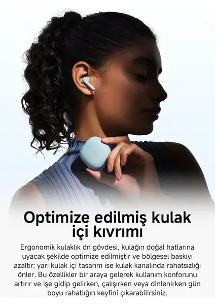 Xiaomi Redmi Buds 8 Active TWS Kulak İçi Bluetooth Kulaklık - Black