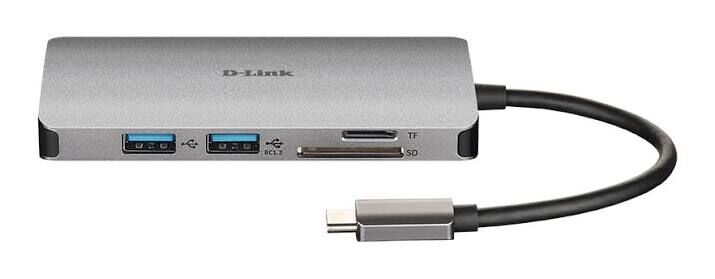 D-Link DUB-C106 6’sı 1 Arada USB-C Hub 4K HDMI 100W PD