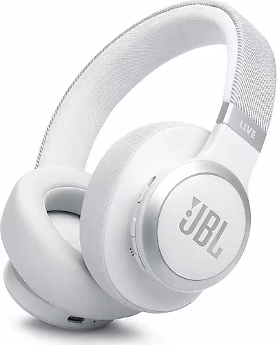 JBL Live 770NC Kulak Üstü Bluetooth Kulaklık - White