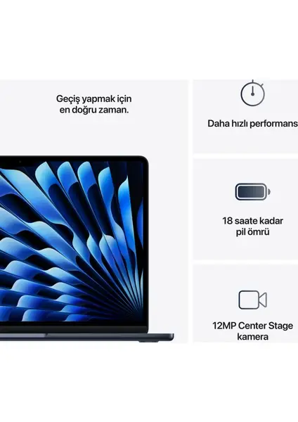 Apple MacBook Air 13'' M4 8C/10C 16GB 256GB SSD - Midnight
