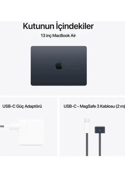 Apple MacBook Air 13'' M4 8C/10C 16GB 256GB SSD - Midnight