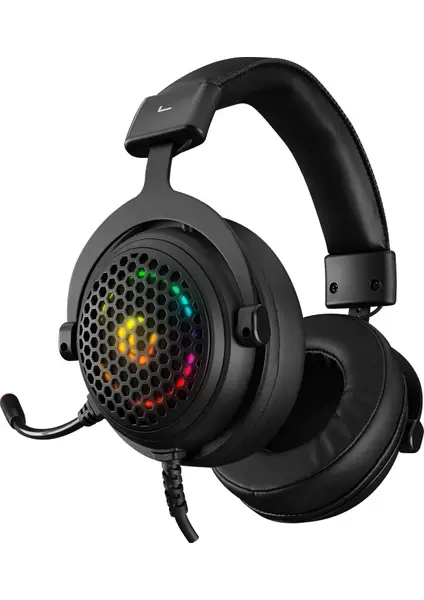 Rampage MAJESTY 7.1 Surround RGB Gaming Kulaklık Siyah